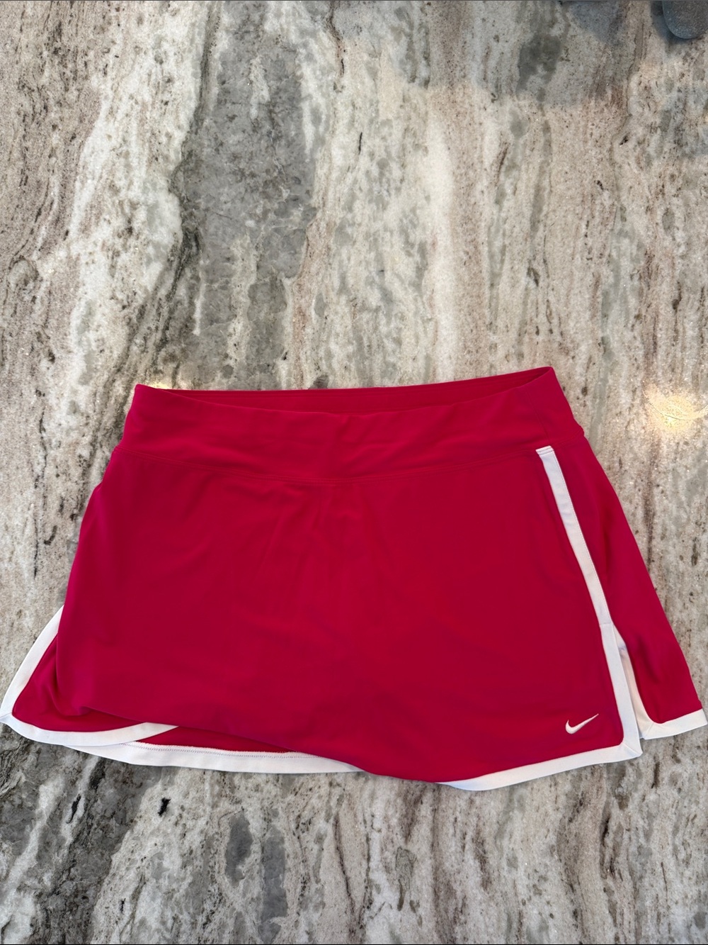 Nike Women’s Hot Pink Athletic Skort with White Trim